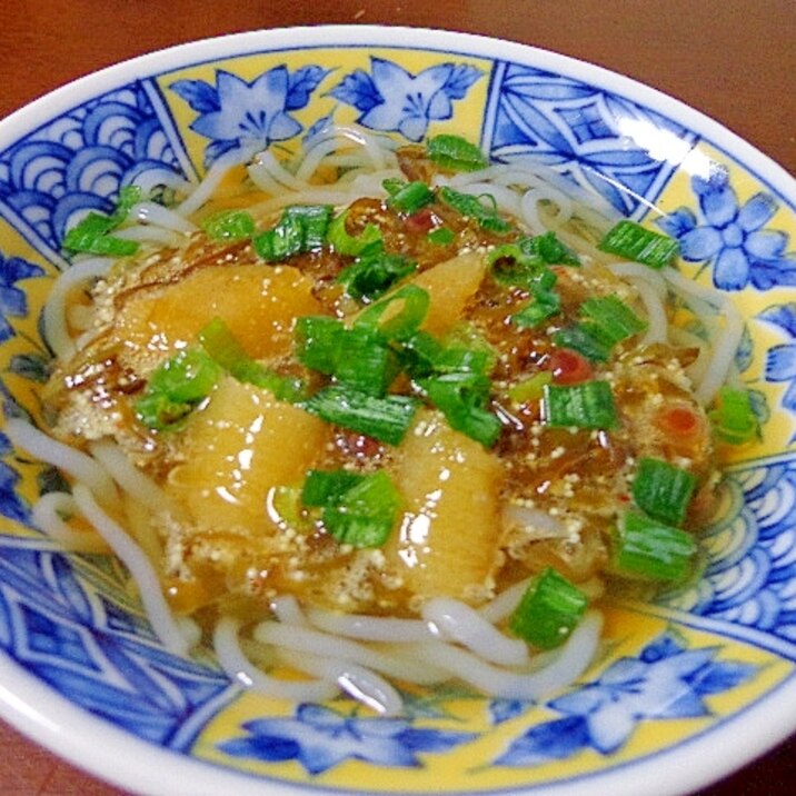 糸こんにゃくで♪ヘルシー黄金海寿麺